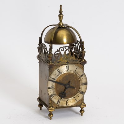 Lot 228 - French Style Brass Clock