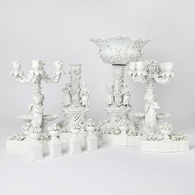 Lot 523 - German Porcelain Surtout de Table
