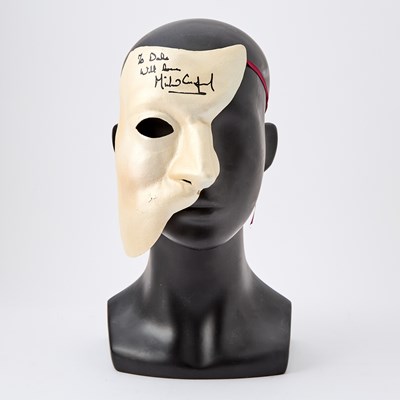 Lot 62 - A Phantom's Mask Inscribed by star Michael Crawford