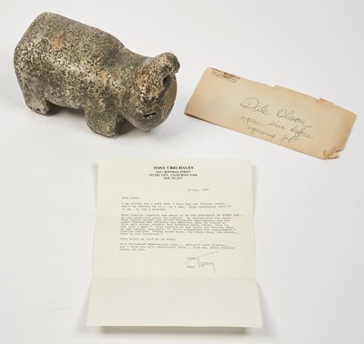 Lot The animal figure that inspired Quasimodo in the Hunchback of Notre Dame