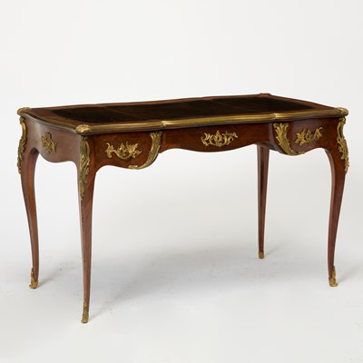 Lot 240 - Louis XV Style Gilt-Bronze Mounted Kingwood Bureau Plat