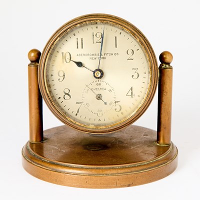 Lot 231 - Abercrombie & Fitch Chelsea Bronze Desk Clock