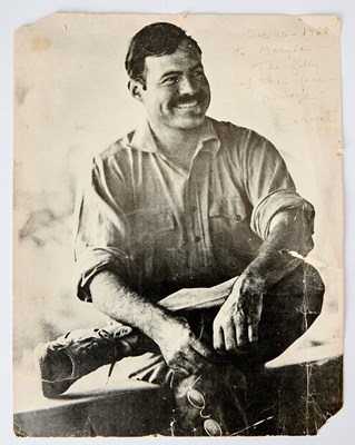 Lot 57 - An image of Ernest Hemingway