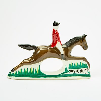 Lot 228 - Set of Sixteen Pia Bone China Equestrian Napkin Rings