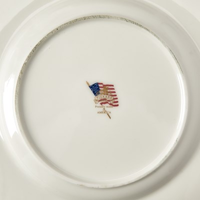 Lot 229 - Pickard China Part Dinner Service Decorated with Whitney Silks Logo