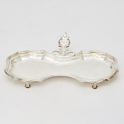 Lot 3301 - Cased Italian Silver Snuffer Stand