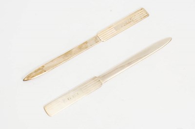 Lot 265 - Two Tiffany Sterling Silver Letter Openers