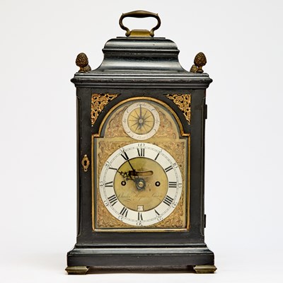 Lot 426 - George III Brass-Mounted Ebonized Bracket Clock