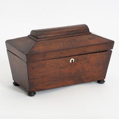 Lot 77 - William IV Mahogany Tea Caddy