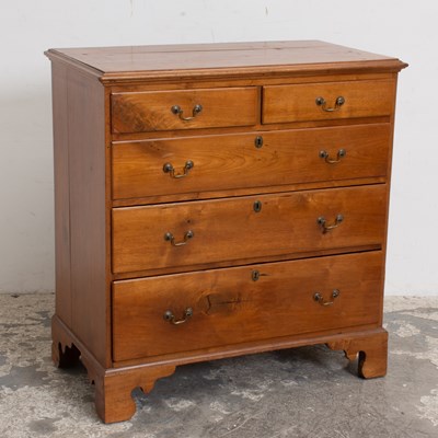 Lot 20 - Chippendale Maple Chest of Drawers