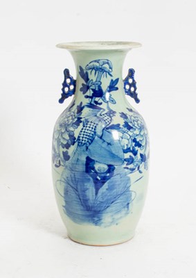 Lot 330 - Asian Style Blue and White Vase