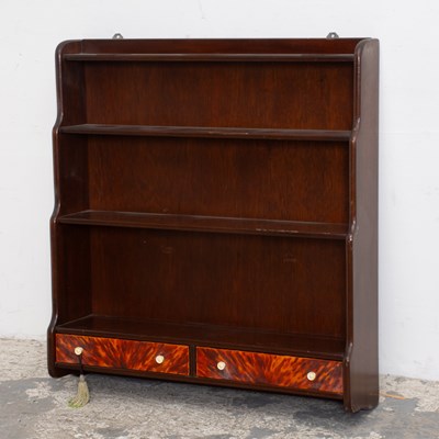 Lot 65 - Georgian Style Mahogany Hanging Shelf