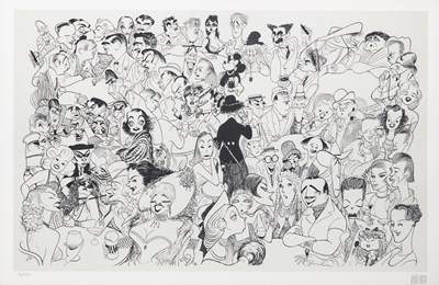 Lot 25 - A multi-character Al Hirschfeld signed lithograph titled 1954 Movies
