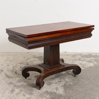 Lot 260 - Georgian Mahogany Fold Over Table