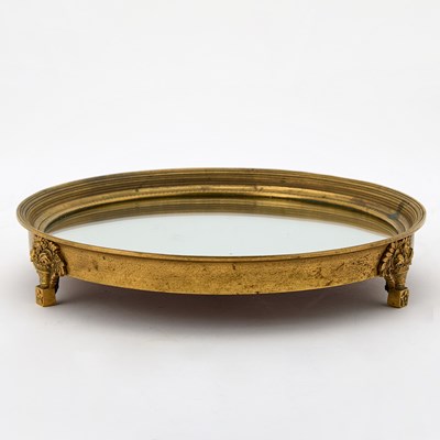 Lot 256 - Small Empire Gilt-Bronze Circular Surtout de Table