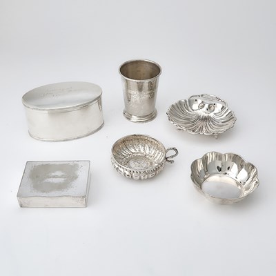 Lot 265A - George V Sterling Silver Presentation Box