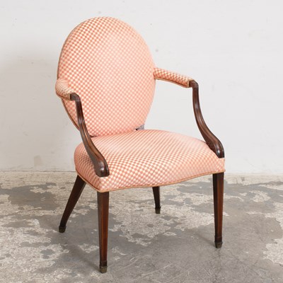 Lot 107 - Federal Style Upholstered Armchair