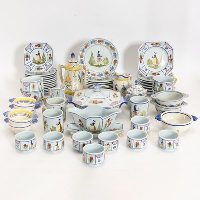 Lot 316 - Group of Quimper Dinnerware