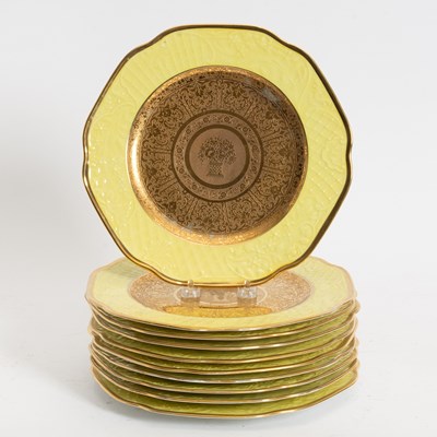 Lot 323 - Set of Ten Limoges Dinner Plates