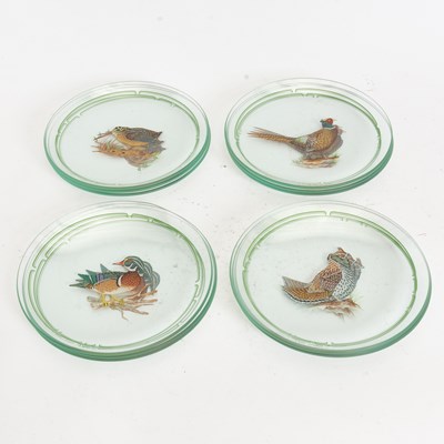 Lot 326 - Set of Twelve Lynn Chase Glass Plates