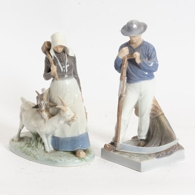 Lot 332 - Two Royal Copenhagen Porcelain Figures