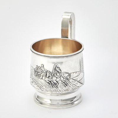 Lot 283 - Russian Silver Tea Glass Holder