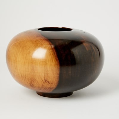 Lot 410 - Ed Moulthrop Turned Figured Tulipwood Bowl