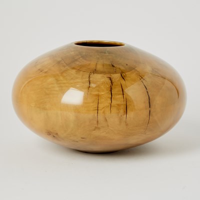 Lot 418 - Matt Moulthrop Turned Holly Vessel