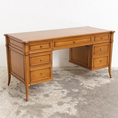 Lot 217 - Georgian Style Fruitwood Desk