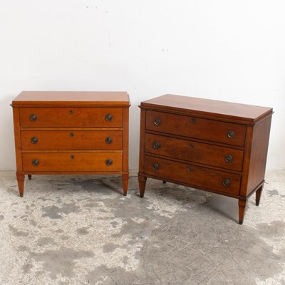 Lot 218 - Pair of Georgian Style Bedside Chests