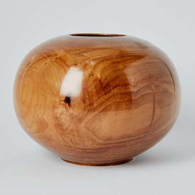 Lot 415 - Matt Moulthrop Turned Black Willow Vessel