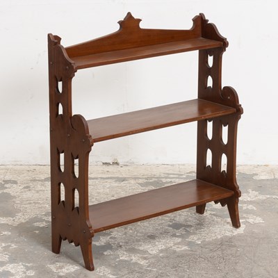 Lot 342 - George III Style Mahogany Hanging Shelf