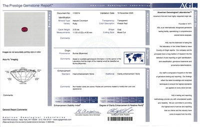 Lot 200 - Platinum, Ruby and Diamond Ring