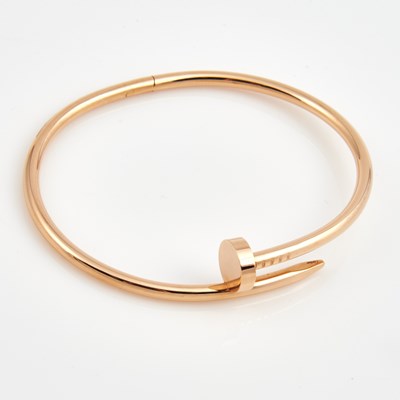 Lot 64 - Gold Rigid Bracelet, 18K 23 dwt., bears signature Cartier