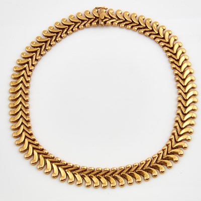 Lot 109 - Gold Necklace, 18K 43 dwt.