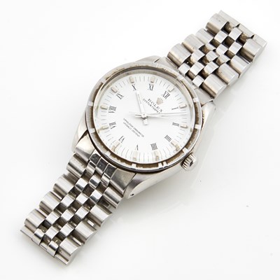 Lot 113 - Mans Metal Bracelet Watch, 26 Jewels, Rolex, 32mm