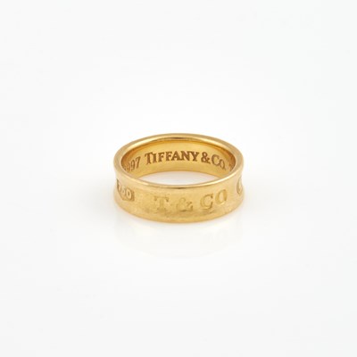 Lot 132 - Gold Wedding Ring, 18K 4 dwt., bears signature Tiffany & Co.