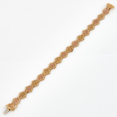 Lot 228 - Gold Flexible Bracelet, 14K 9 dwt.