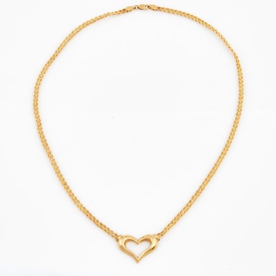 Lot 240 - Gold Necklace, 10K 3 dwt.