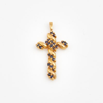Lot 255 - Gold and Stone Pendant, 10K 1 dwt. all