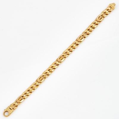 Lot 273 - Gold Flexible Bracelet, 14K 19 dwt.