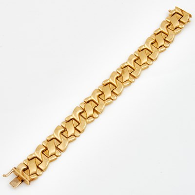 Lot 281 - Gold Flexible Bracelet, 14K 14 dwt.