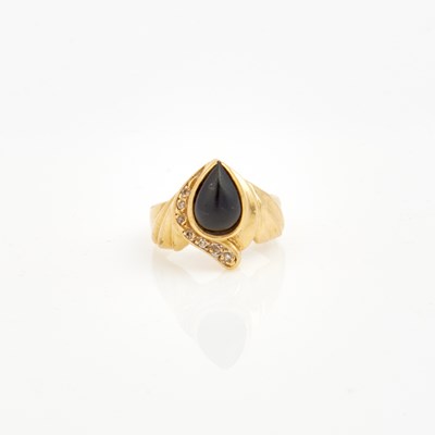 Lot 292 - Gold and Stone Ring, 14K 3 dwt. all