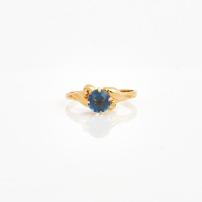Lot 294 - Gold and Stone Ring, 14K 1 dwt. all