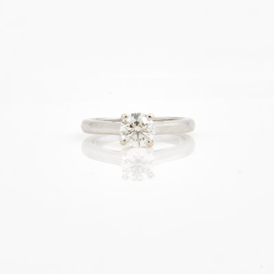 Lot 307 - Diamond Solitaire Ring about 1.05 cts., 14K 3 dwt.