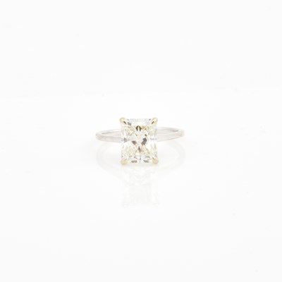 Lot 317 - Diamond Solitaire Ring about 3.09 cts., 14K 1 dwt. with copy of GIA Report #2278402608