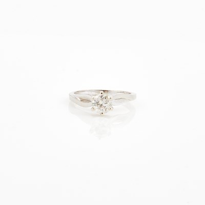 Lot 336 - Diamond Solitaire Ring about 0.70 ct., 14K 1 dwt., stone damaged