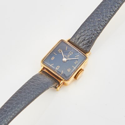 Lot 373 - Ladys Gold Wrist Watch, 17 Jewels, Rolex Precision, 18K