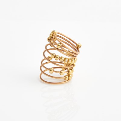 Lot 390 - Diamond Ring, 18K 6 dwt.