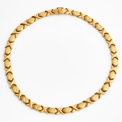 Lot 395 - Gold Necklace, 14K 16 dwt.